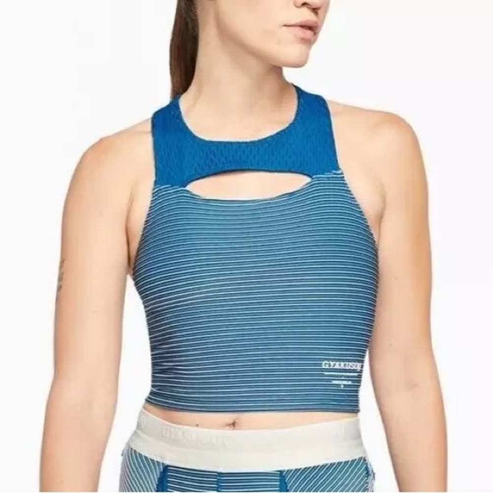 Nike Lab x Gyakusou x Undercover Holo Knit Top, Blue, size M NWT